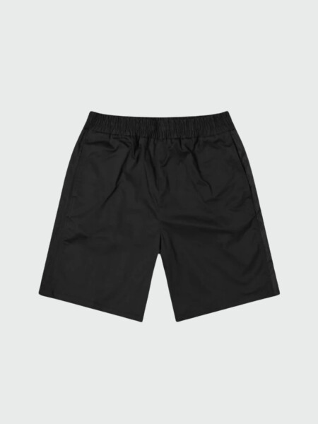 Moncler -Bermuda de agodón con cintura elastizada Negro