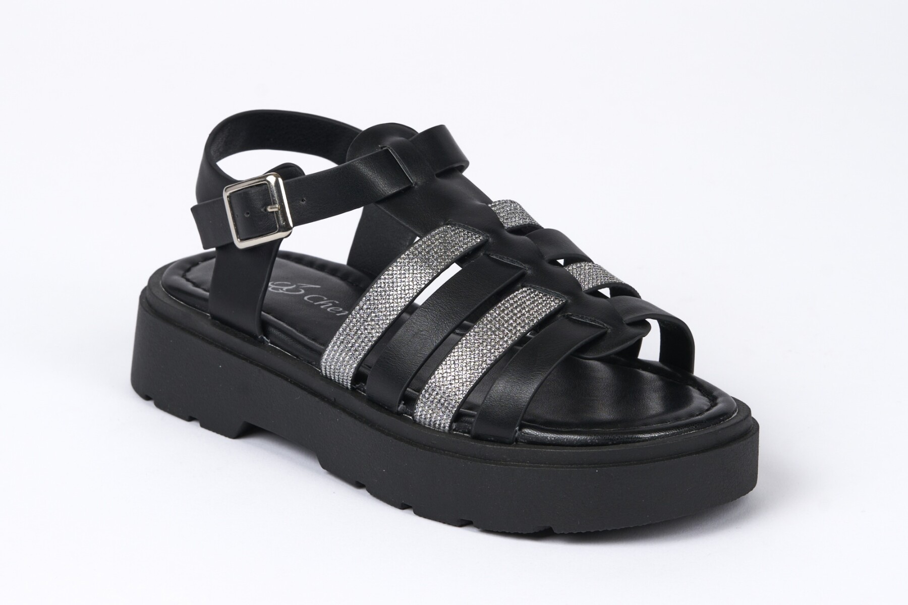 CHERRY TEENS GOMON - BLACK 