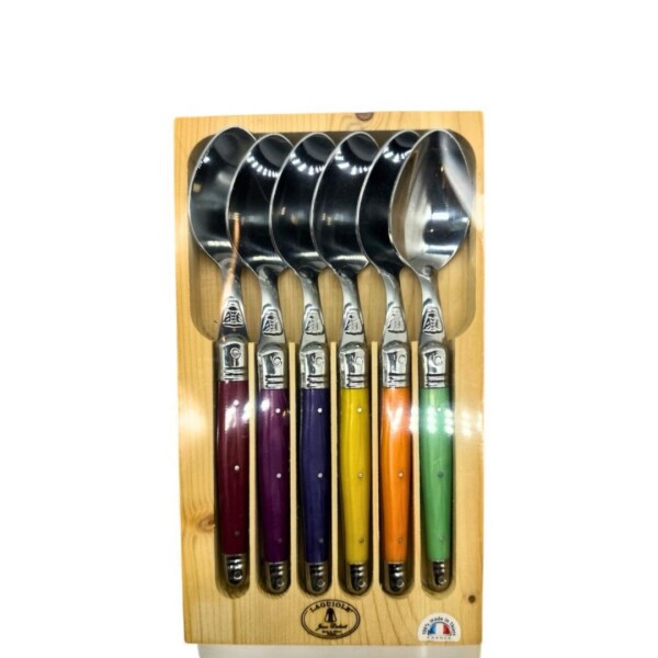 Set Cucharas Laguiole x6 Multicolor