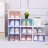Caja Zapatos Zapatera Transparente Organizador Apilable Color Variante Violeta