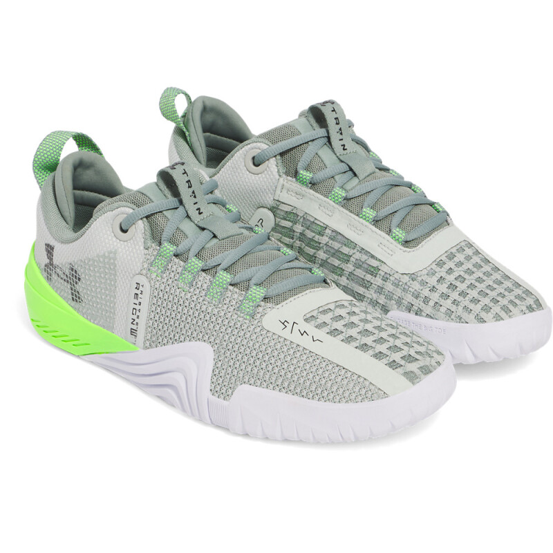 UA TriBase Reign 6-BLU GRN-377