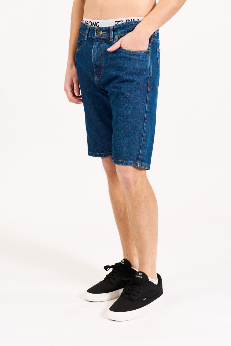 STRAIGHT OCEAN BLUE SHORT A-azul