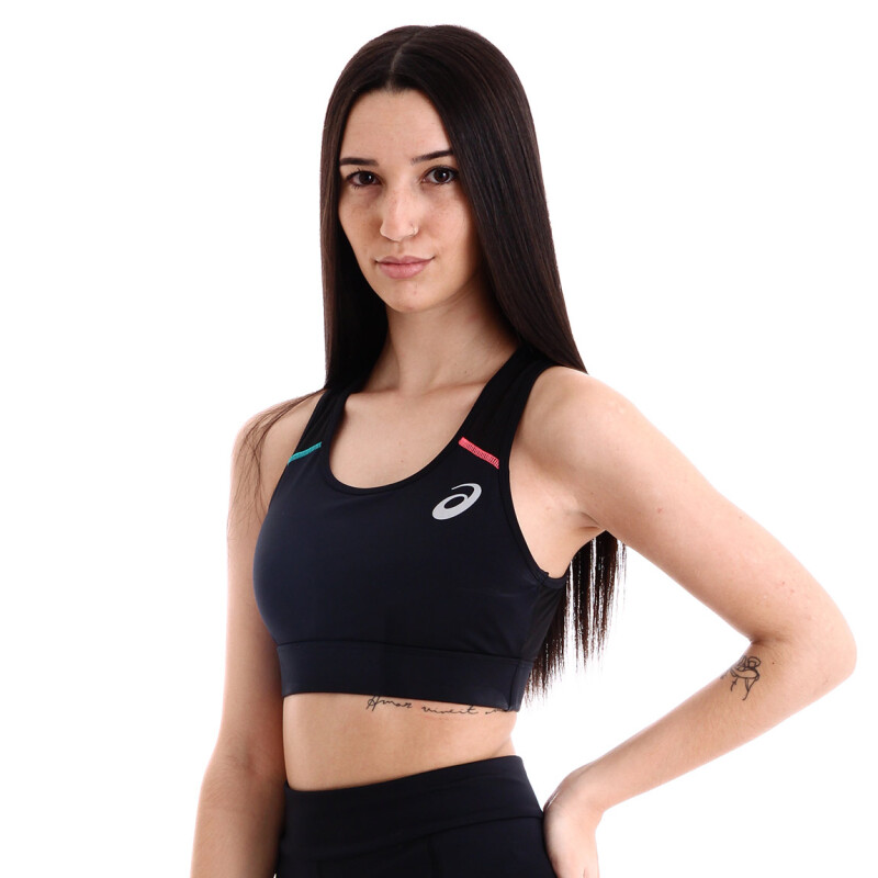 Top Asics Mujer Negro