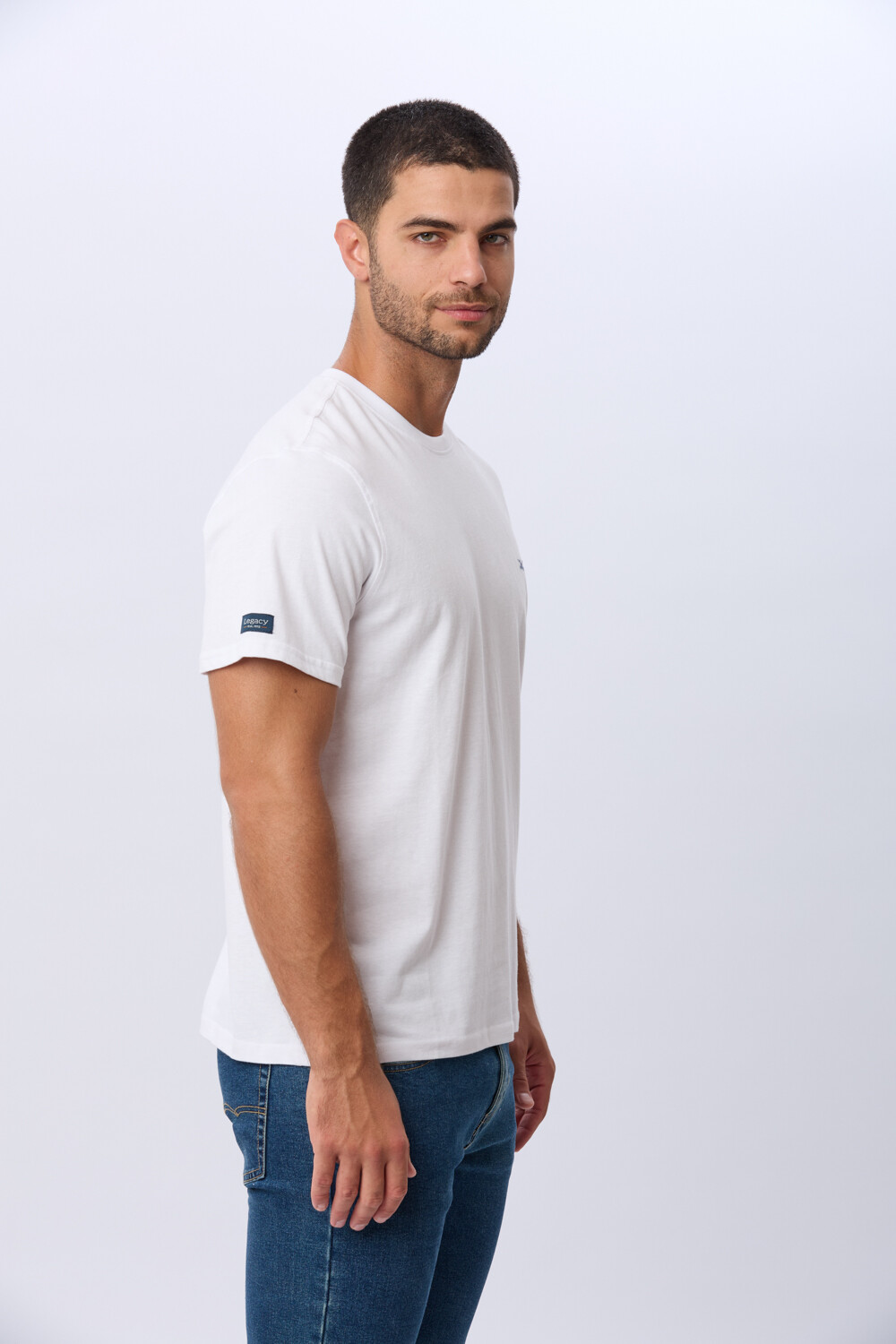 REMERA BÁSICA DE ALGODÓN Blanco