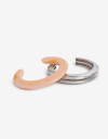 Pulseras Rígidas Sets Resina Set Pulseras Rígidas Resina - Plateado Rodio
