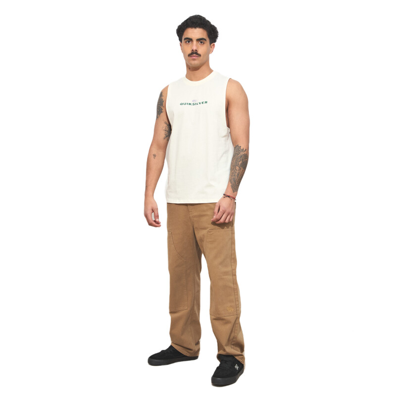 Musculosa Quiksilver Upside Down - Blanco Musculosa Quiksilver Upside Down - Blanco