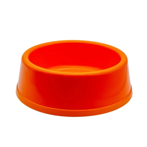 COMEDERO PLASTICO 25CM Ø NARANJA