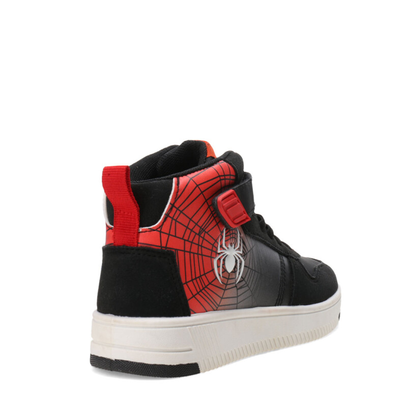 Championes de Niños MARVEL Bota Casual Spider Man Negro - Rojo