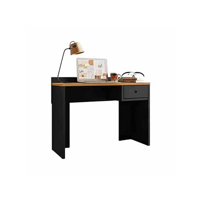 Escritorio Easy 1.08m Negro/Carvalho