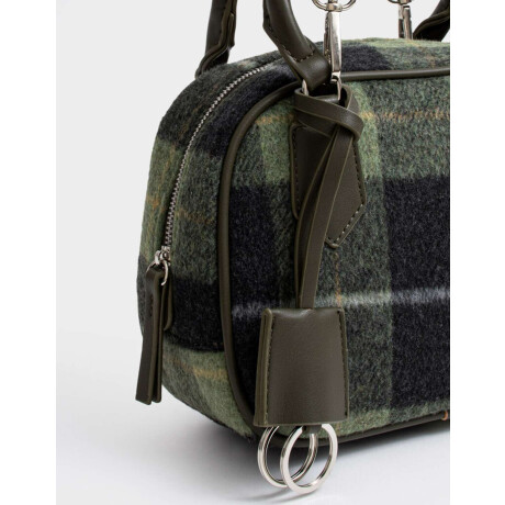 Carteras Bowling Medianas Estampado Escoces
