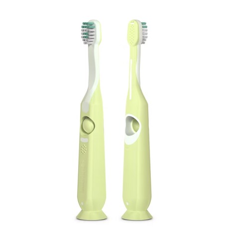 Cepillo Dental Kids 2-6 Años Suave Ventosa Con Tapa Verde