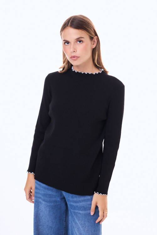 Buzo Tejido Carbaliño Negro