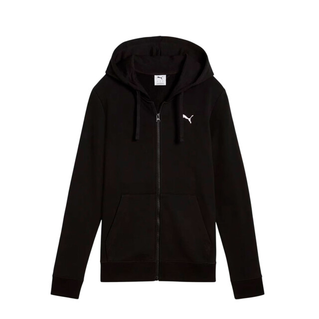 Campera de Hombre Puma Ess Full Zip Hoodie Fl Negro