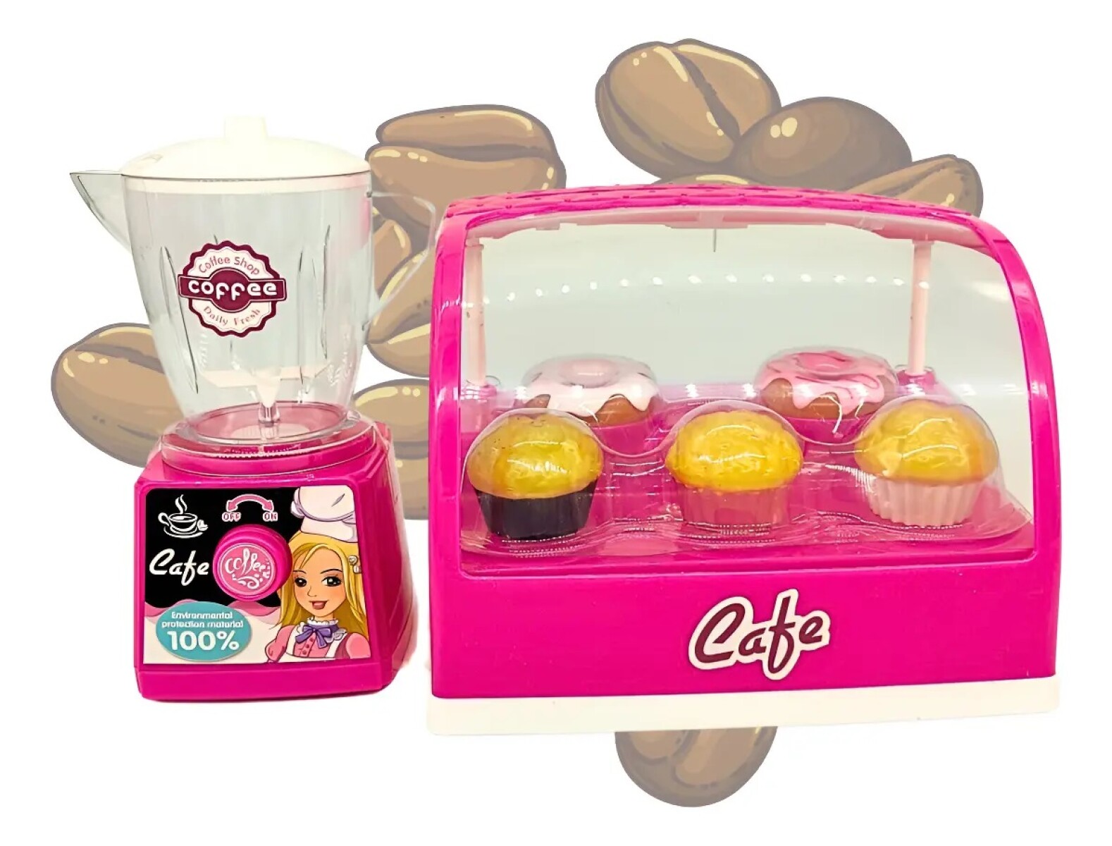 Cocina Infantil Café Shop Con Licuadora 