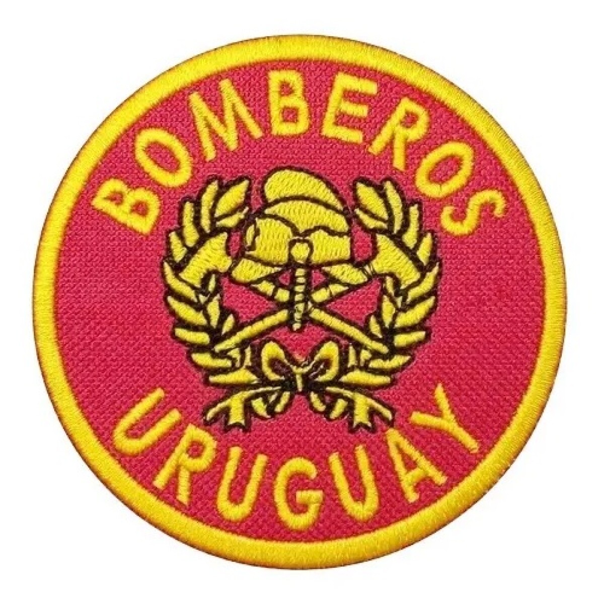 Parche bordado Bomberos - Rojo 