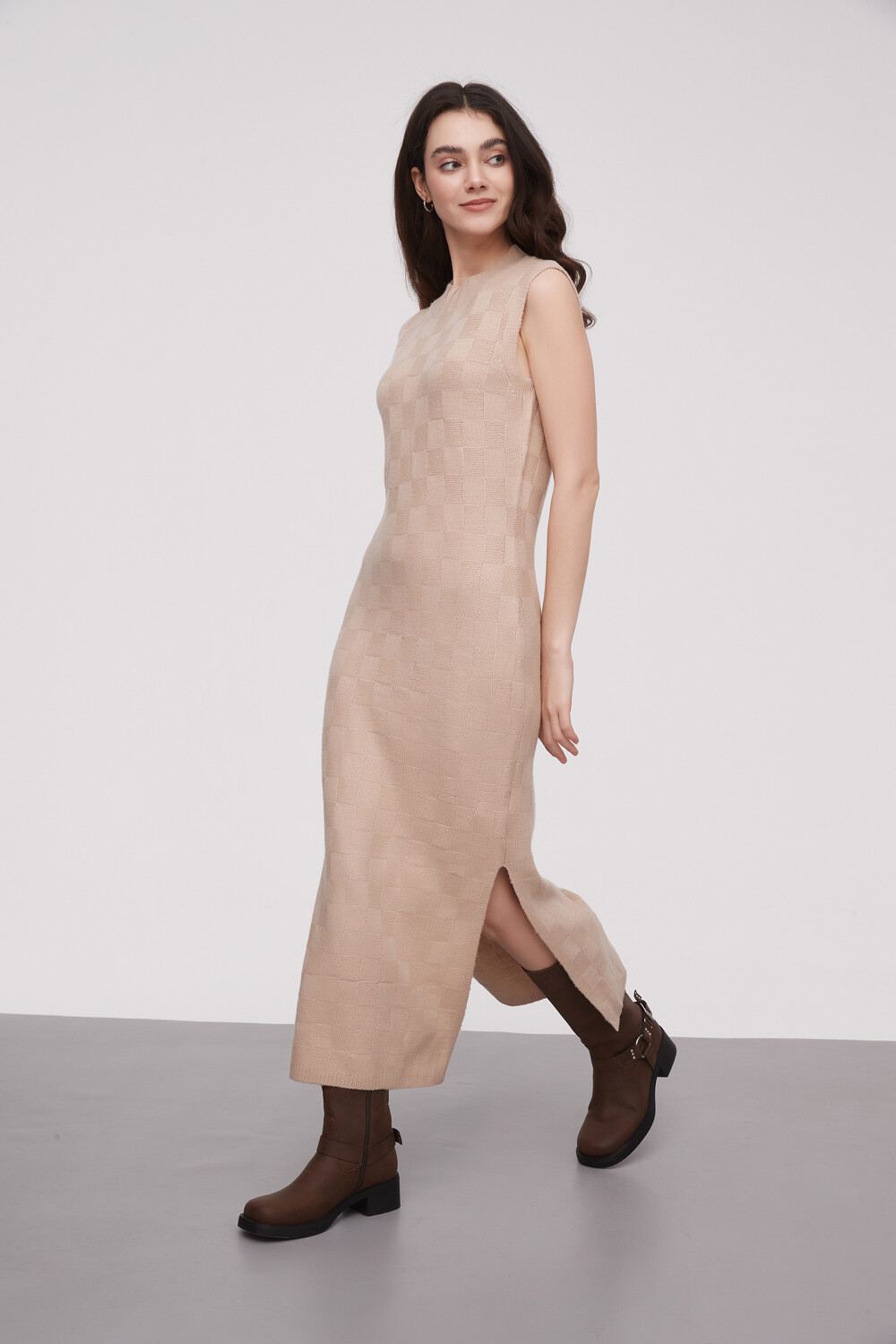 Vestido Xinjue Beige