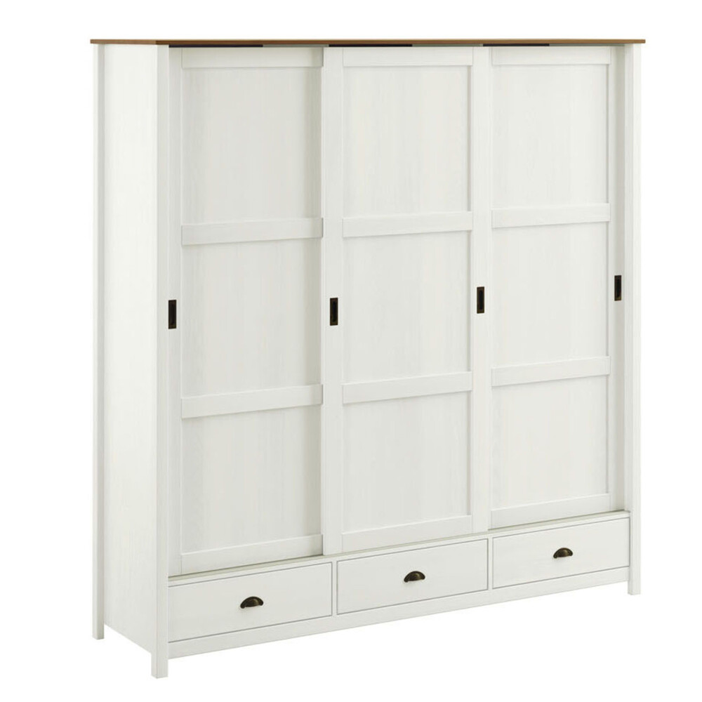 PLACARD 3 PUERTAS MADERA NATURAL-BEIGE ADAKU 2.0