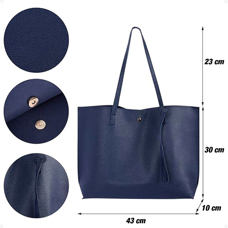 Bolso Cartera de Hombro Azul