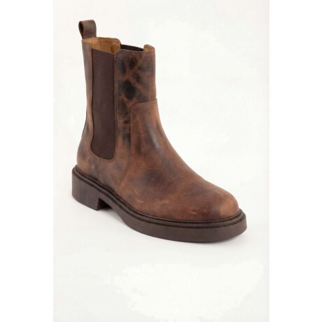 Bota Cuero Chocolate