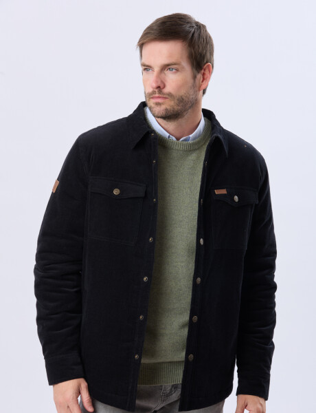 CAMPERA DE PANA Y CORDERITO Gris