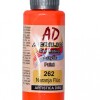 PINTURA ACRILICA ARTISTICA DIBU 60 ML. DIFERENTES COLORES COLOR NARANJA FLUO 262