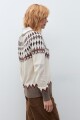Cardigan Bariloche beige melange