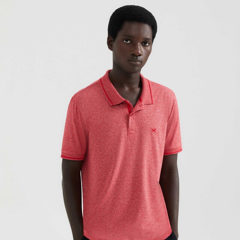 CAMISA POLO MM MASC ROJO OSCURO