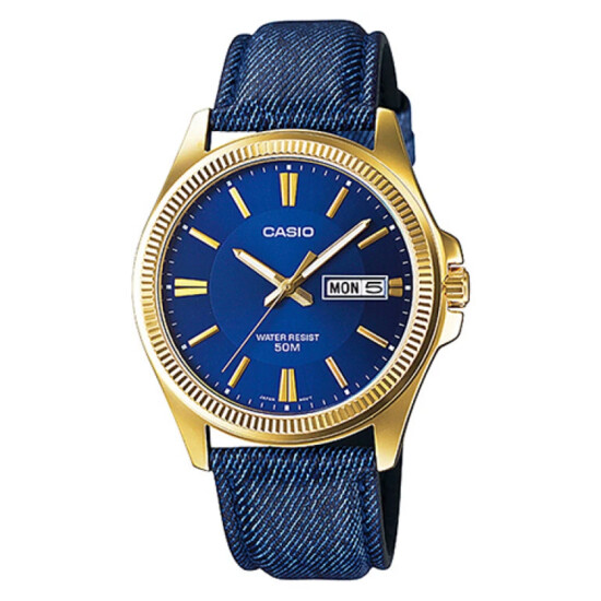 Reloj CASIO MTPE111GBL-2AVDF Cuero Azul Esfera 42mm 0
