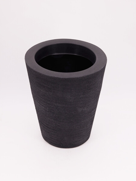 MACETERO CONO PRETO NEGRO