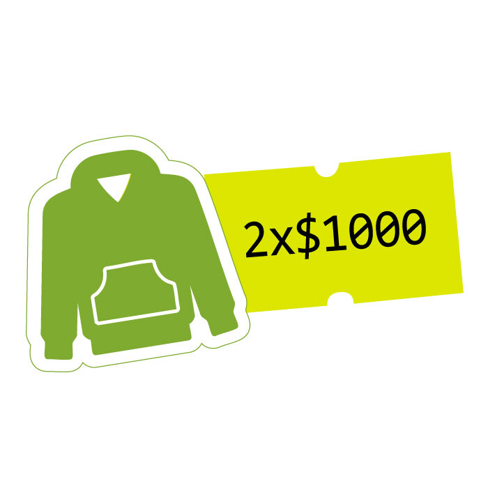 2x$1000