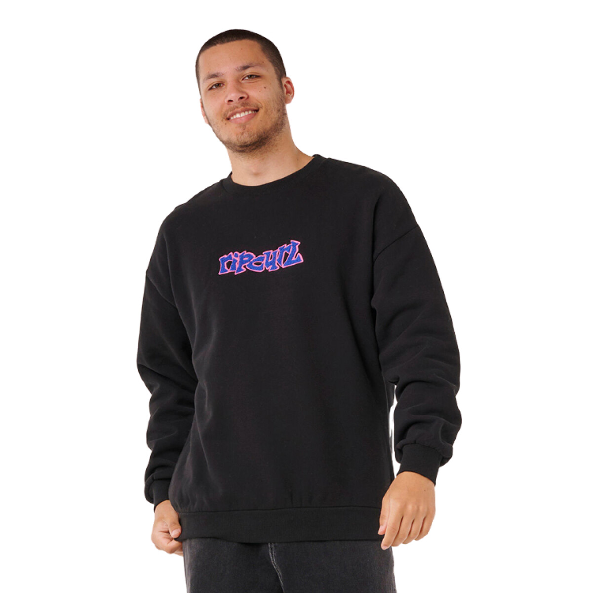 Buzo Rip Curl Raw Energy Crew - Negro 