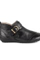 Bota baja clásica corderito Negro