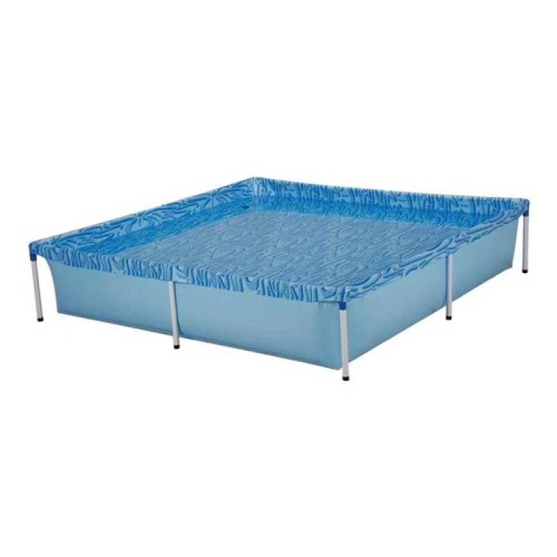 Piscina estructural cuadrada MOR 1500 litros Azul