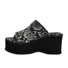 Sandalias S&D NS13039 Blanco-negro