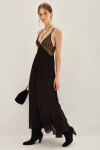 Vestido Murcia Sequins Negro