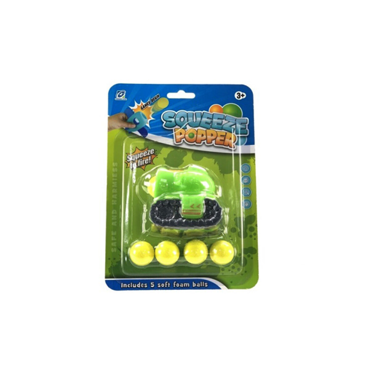Tanque Squeeze Popper blíster 18*25 cm - Tanque Squeeze Popper Blíster 18*25 Cm 