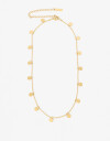 Collares Cortos Metal Collar Corto De Acero Con Dijes - Dorado