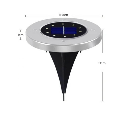 Pack x10 Luces LED Solares Jardin Exterior Piso Pack x10 Luces LED Solares Jardin Exterior Piso