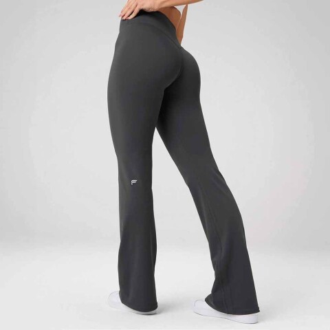 Pantalón Pureluxe High-Waisted Tlc Kick Flare Mujer Midnight