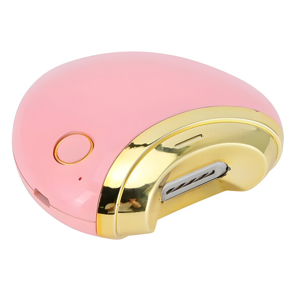 Corta Uñas Eléctrico Portátil USB C/ Función Lima Recargable Color Rosa