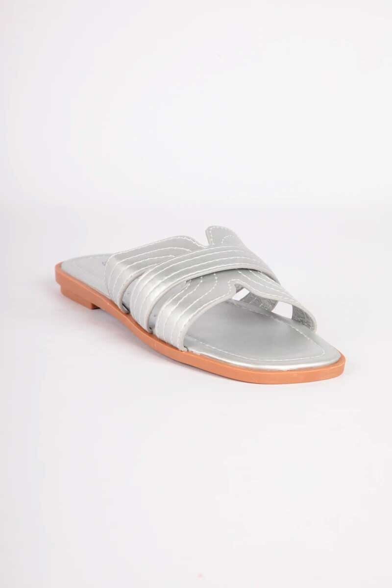 SANDALIA PADDOCK TRAPANI Plateado