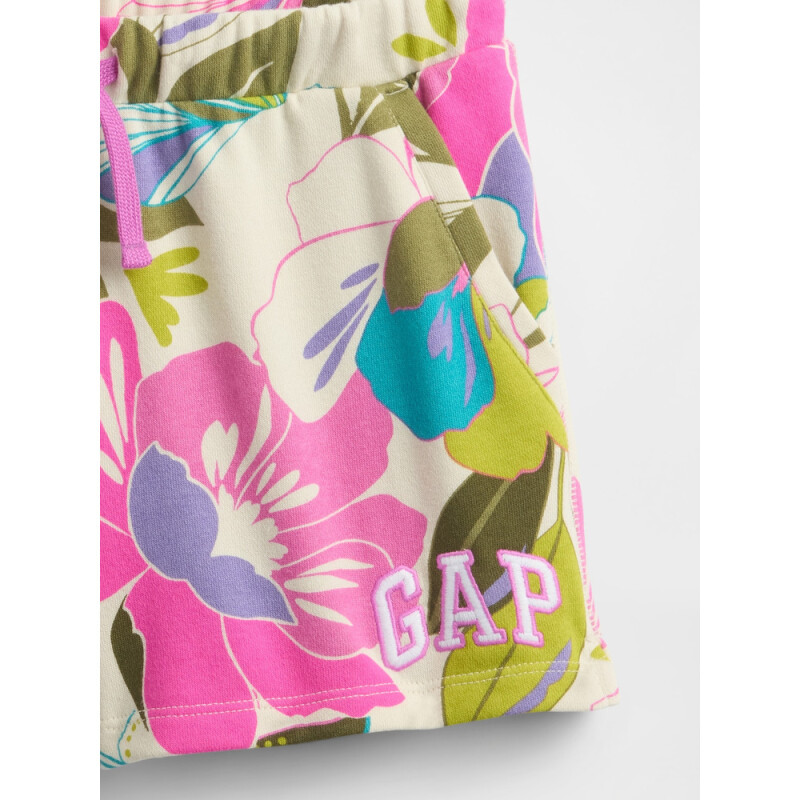 V-FRCH LOGO SHORT SP FLORAL LOGO