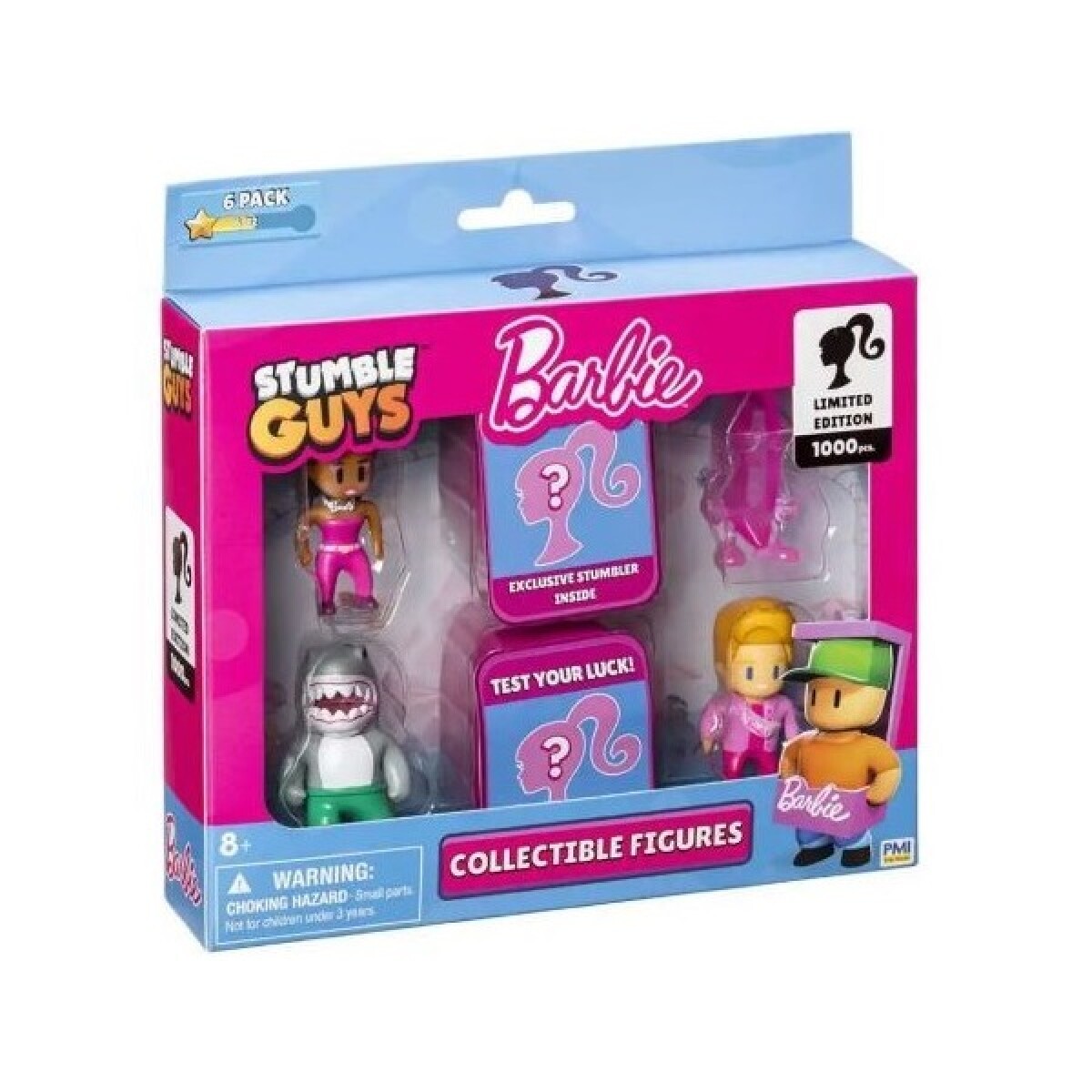 Pack x6 Figuras Barbie Stumble Guys - PACK-1 