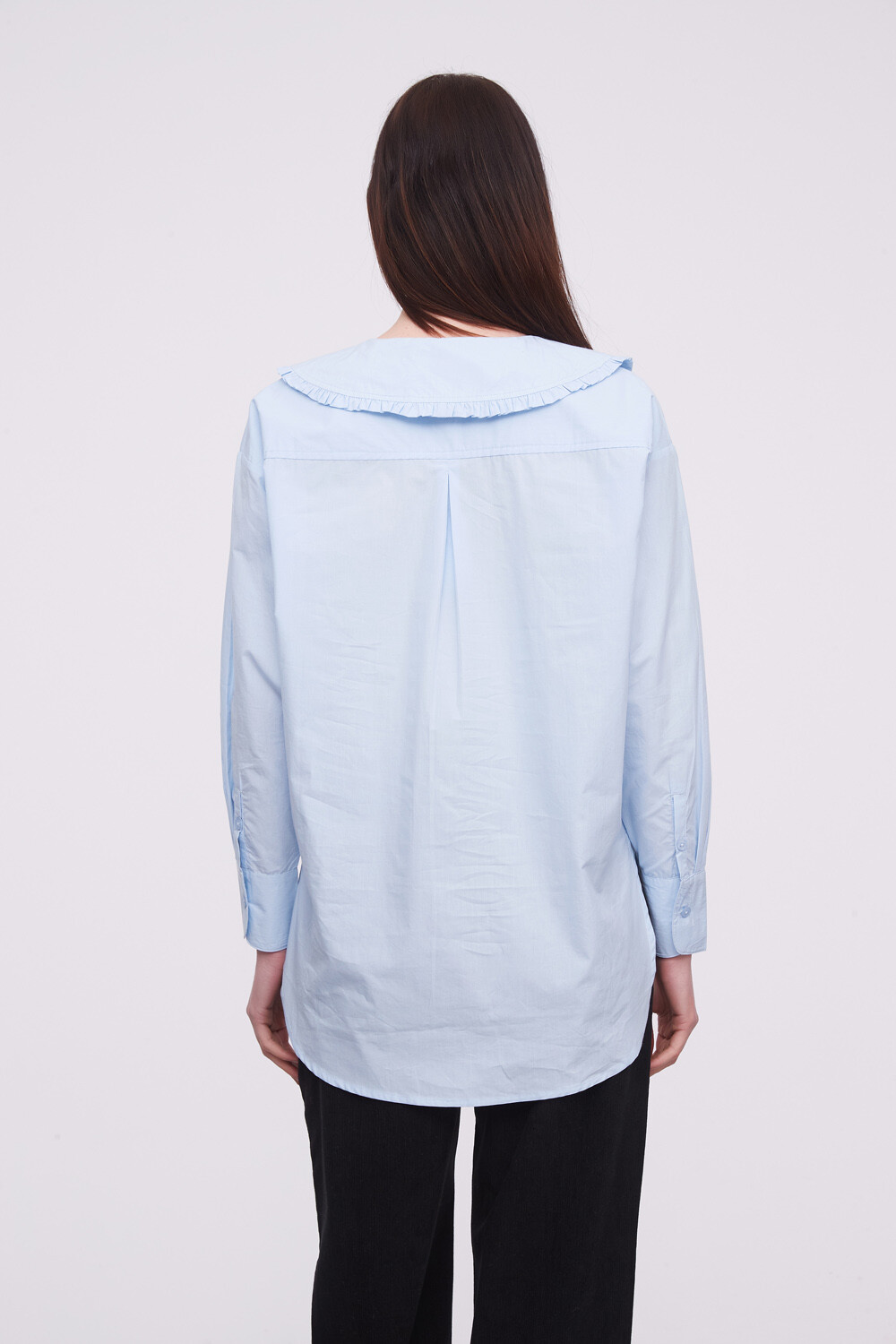 Camisa Lalou Celeste Claro