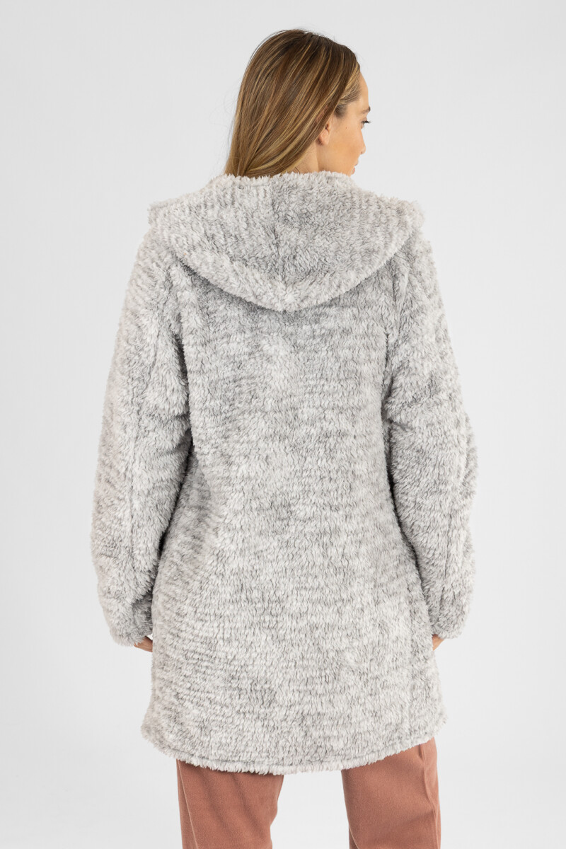 Bata pom melange Gris