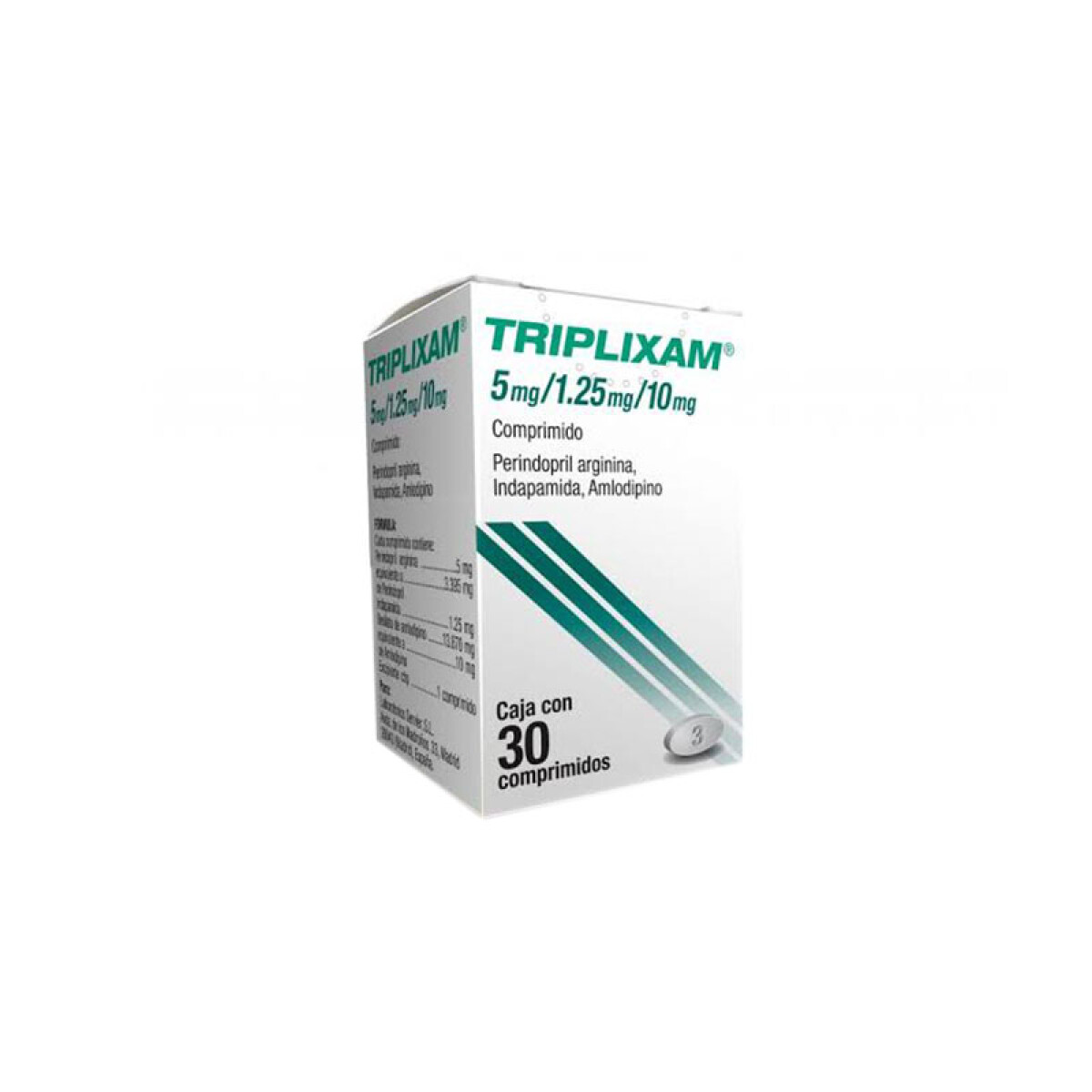 Triplixam 5 Mg./1.25 Mg./5 Mg. 30 Tabletas 