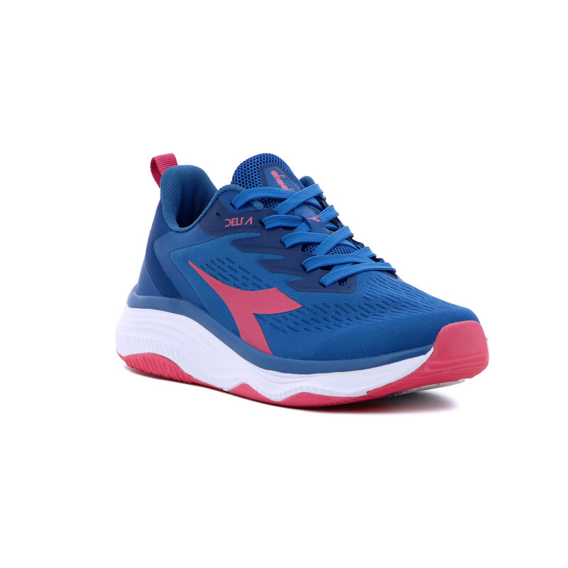 Diadora Delta Calzado Running Mujer - Blue/Pink Azul-Rosado