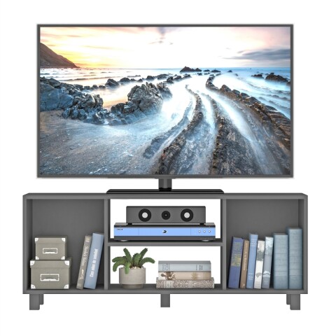Rack TV Luka 120 cm Grafito con Puertas Miel – Hasta 50” con Patas y 2 Nichos Rack TV Luka 120 cm Grafito con Puertas Miel – Hasta 50” con Patas y 2 Nichos