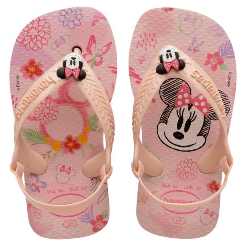 Sandalia de Niños Havaianas Baby Disney Classics Rosa Ballet