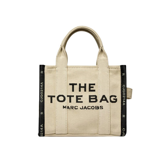 MARC JACOBS- THE JACQUARD SMALL TOTE BAG Beige
